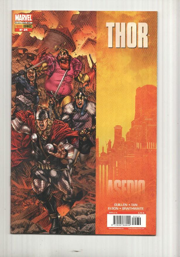 Panini: Thor num 34 año 4, 2011 - Asedio: Ragnarok tercera parte