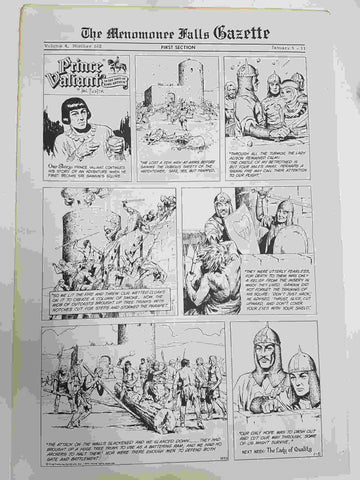 The Menomonee Falls Gazette volumen 4 numero 162 first section  (01.1975)