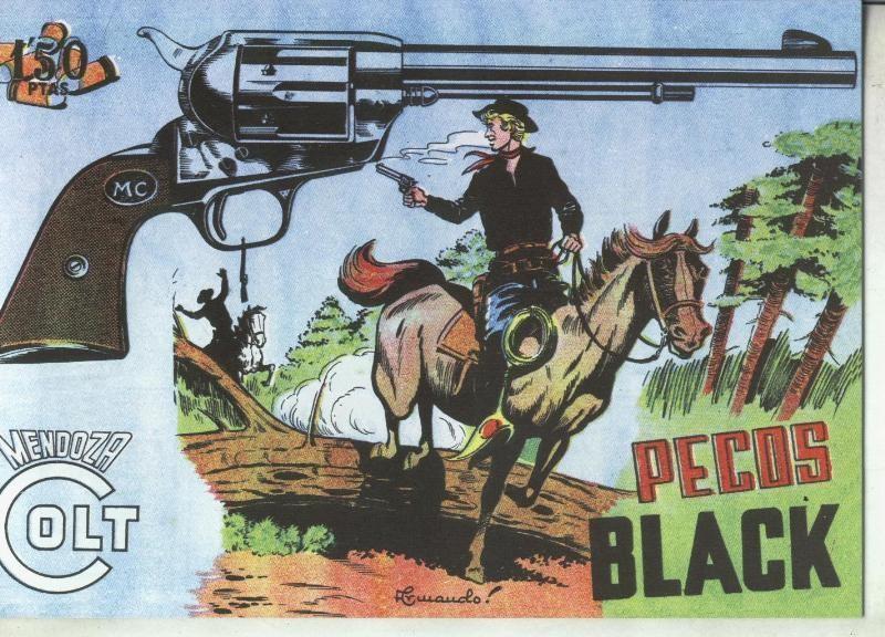 Facsimil: Mendoza Colt numero 082: Pecos Black