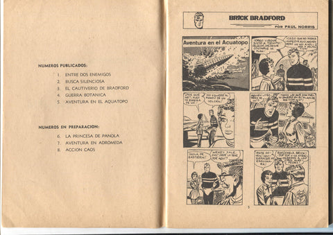 Heroes Modernos serie Brick Bradford numero 05: Aventura en el acuatopo