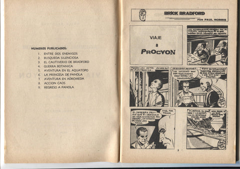 Heroes Modernos serie Brick Bradford numero 11: viaje a Procyon