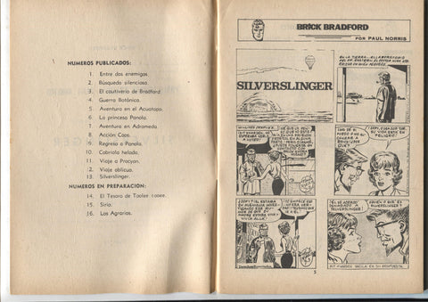 Heroes Modernos serie Brick Bradford numero 13: Silverslinger