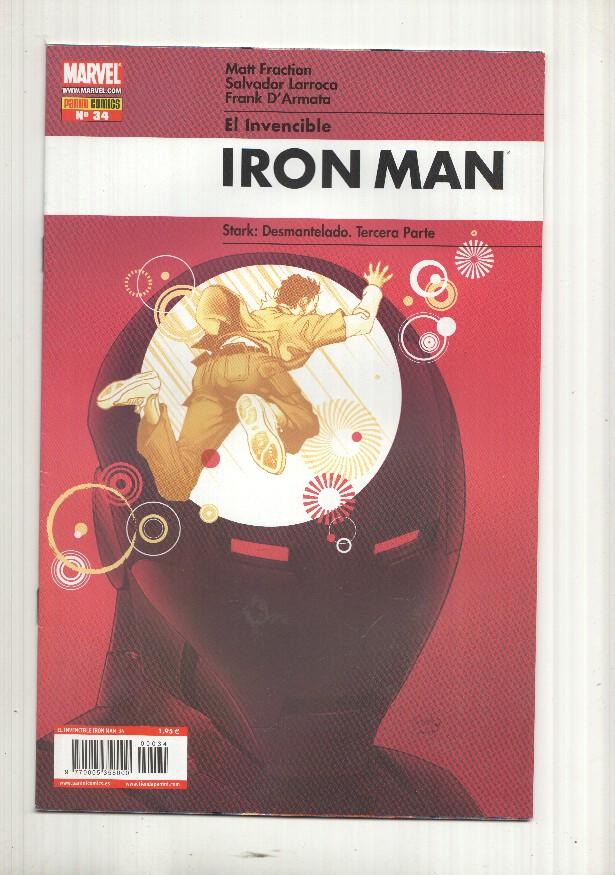 Panini: Iron Man num 34, año 3, 2010 - Stark: Desmantelado parte 4