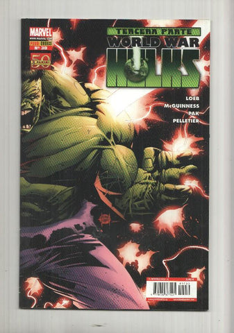 Panini: El Increible Hulk num 30, World War Hulks tercera parte - Quien es el Hulk rojo. Desatado. Llamada de guerra