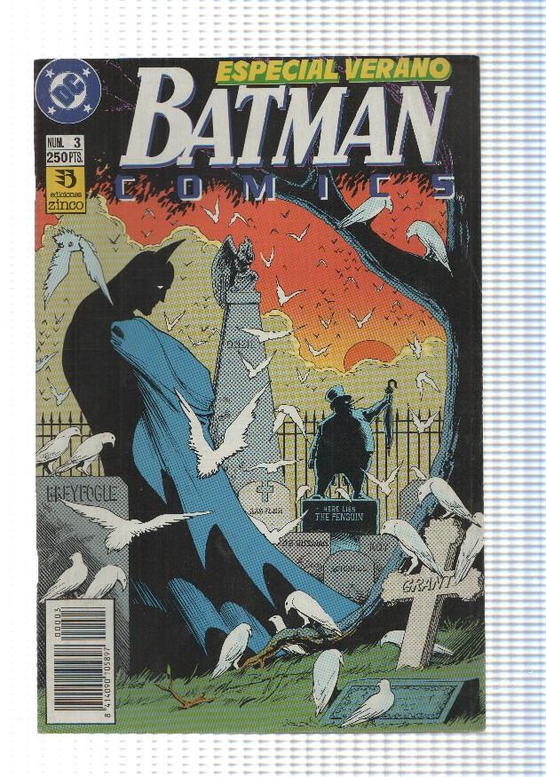 Zinco: Batman num 3. Especial Verano - Hielo y nieve, primera parte: Oda a un pinguino. DC