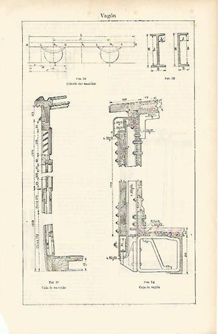 LAMINA ESPASA 4670: Bastidor y caja de vagon