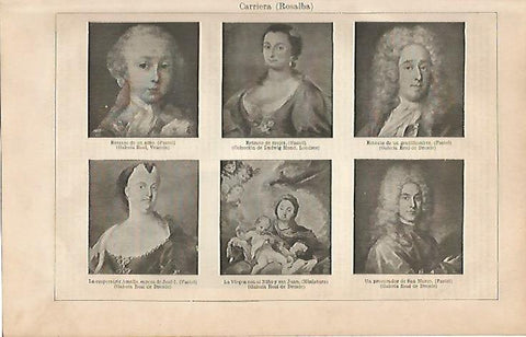 LAMINA ESPASA 4377: Retratos pintados por Rosalba Carriera
