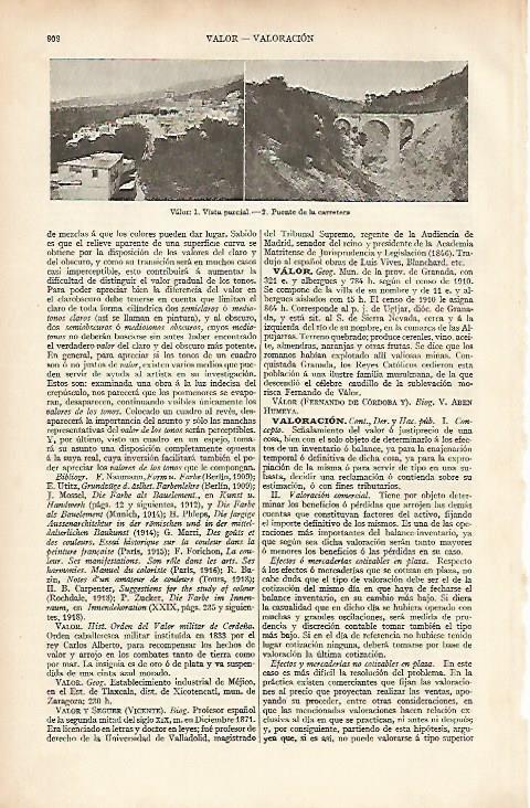 LAMINA ESPASA 4762: Vista parcial de Valor Granada