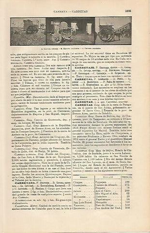 LAMINA ESPASA 4372: Carreta cubana mejicana y caucasica