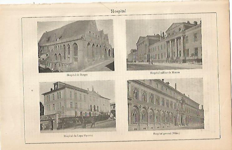 LAMINA ESPASA 4467: Hospital de Burges Moscu Milan y Oporto