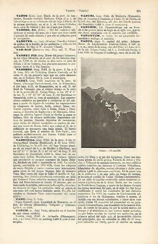 LAMINA ESPASA 4666: Castillo de Vaduz Liechtenstein