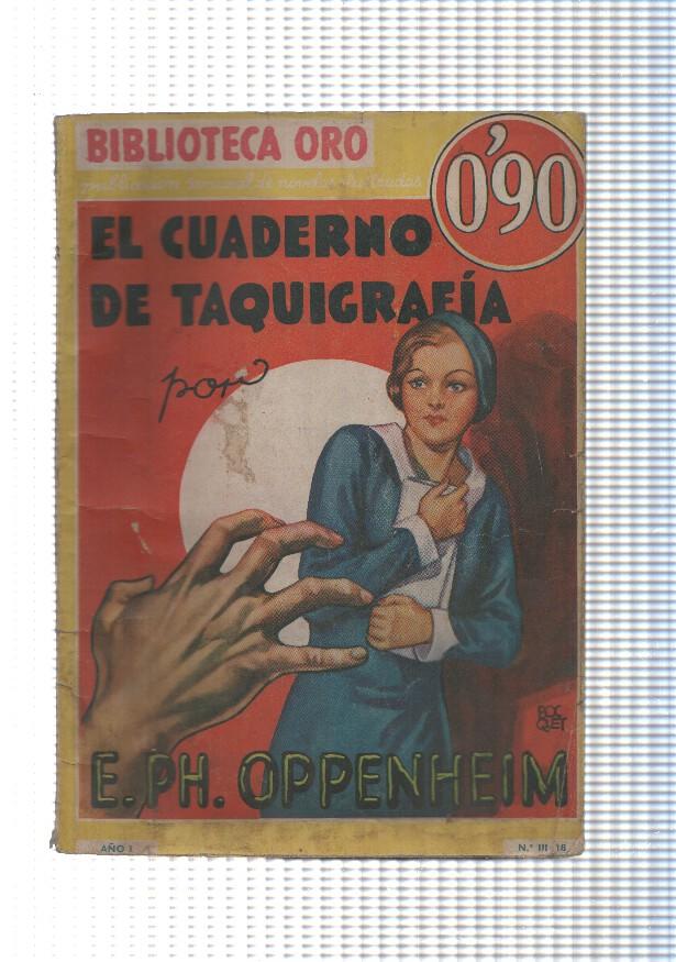 Biblioteca Oro amarilla numero 111-18: El cuaderno de taquigrafia