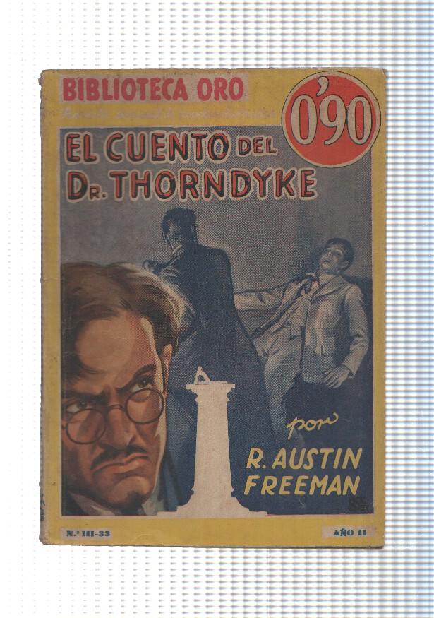 Biblioteca Oro amarilla numero 111-33: El cuento del Dr. Thorndyke