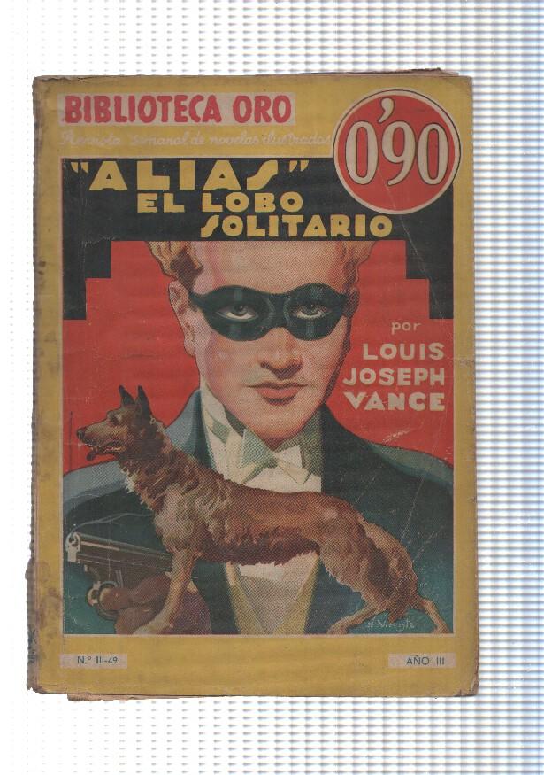 Biblioteca Oro amarilla numero 111-49: Alias, el lobo solitario