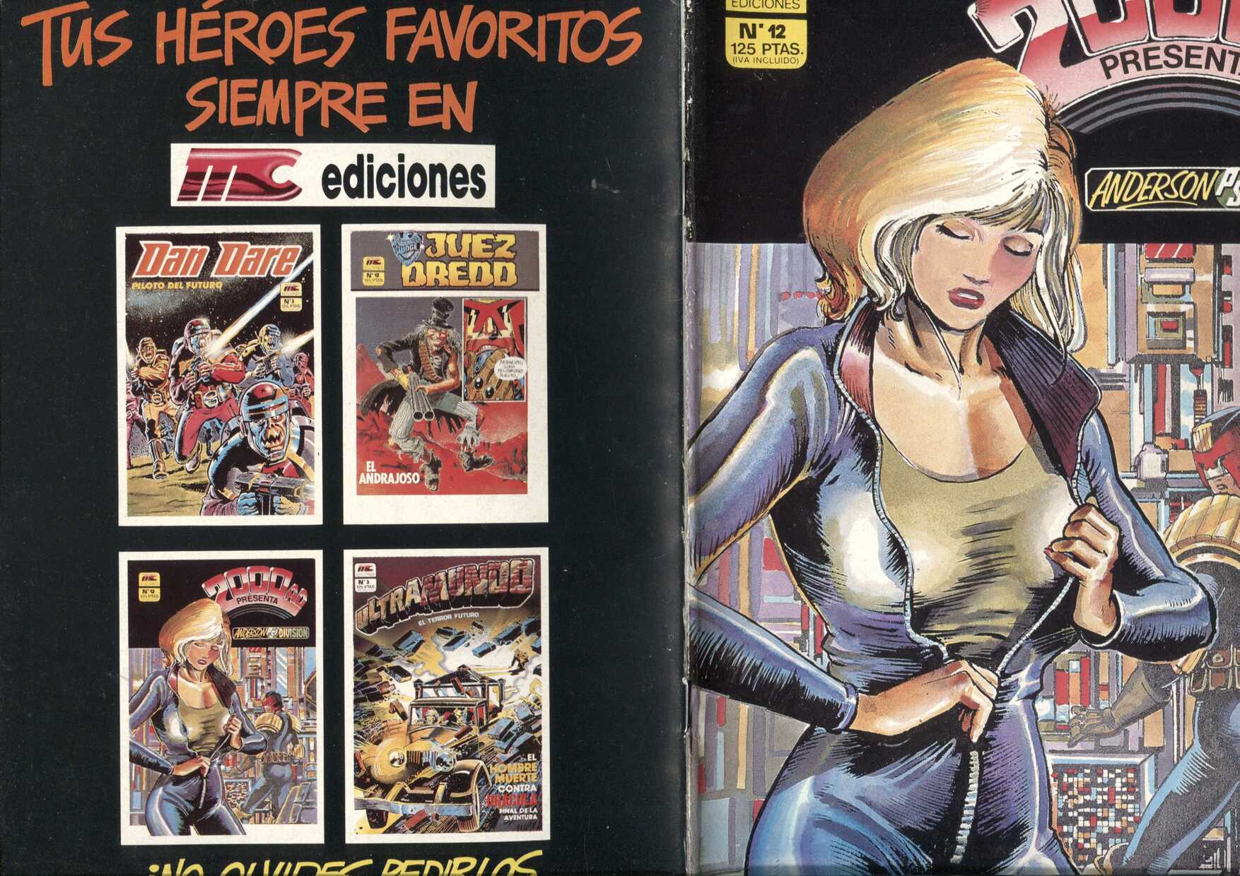 MC Ediciones: 2000 AD numero 12: Judge Anderson (procede de retapado)