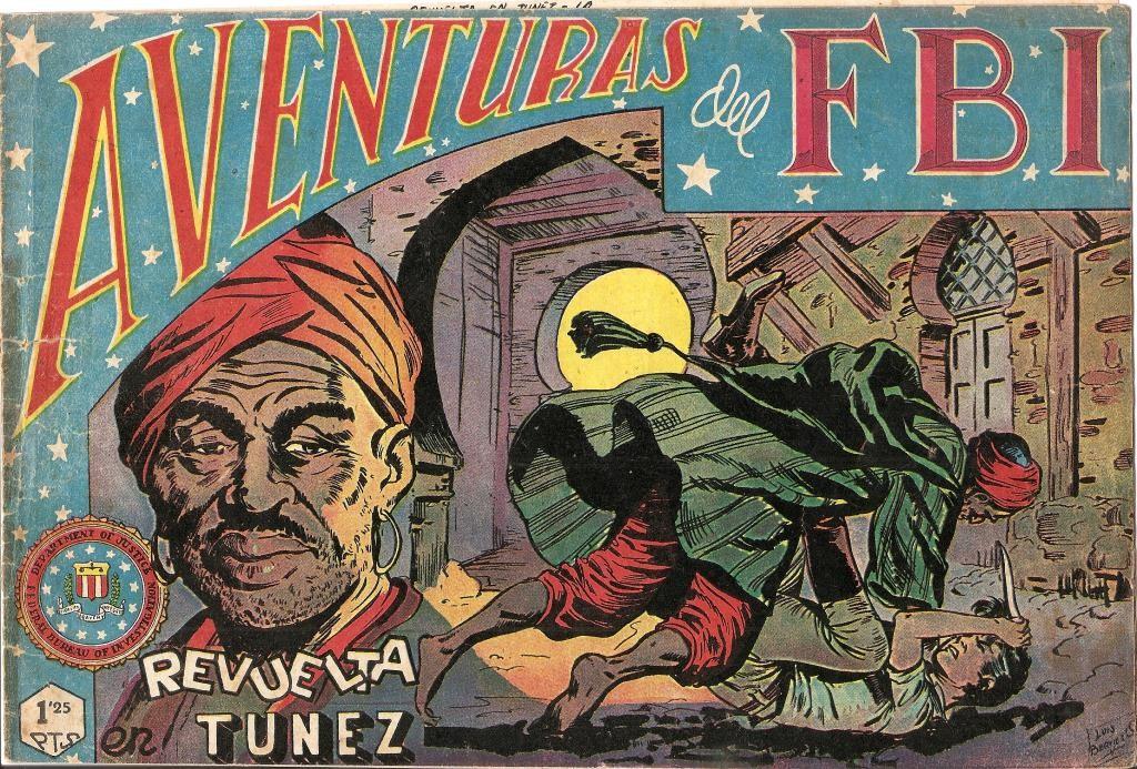 Aventuras del FBI original numero 046: Revuelta en Tunez (numerada 2 en trasera)