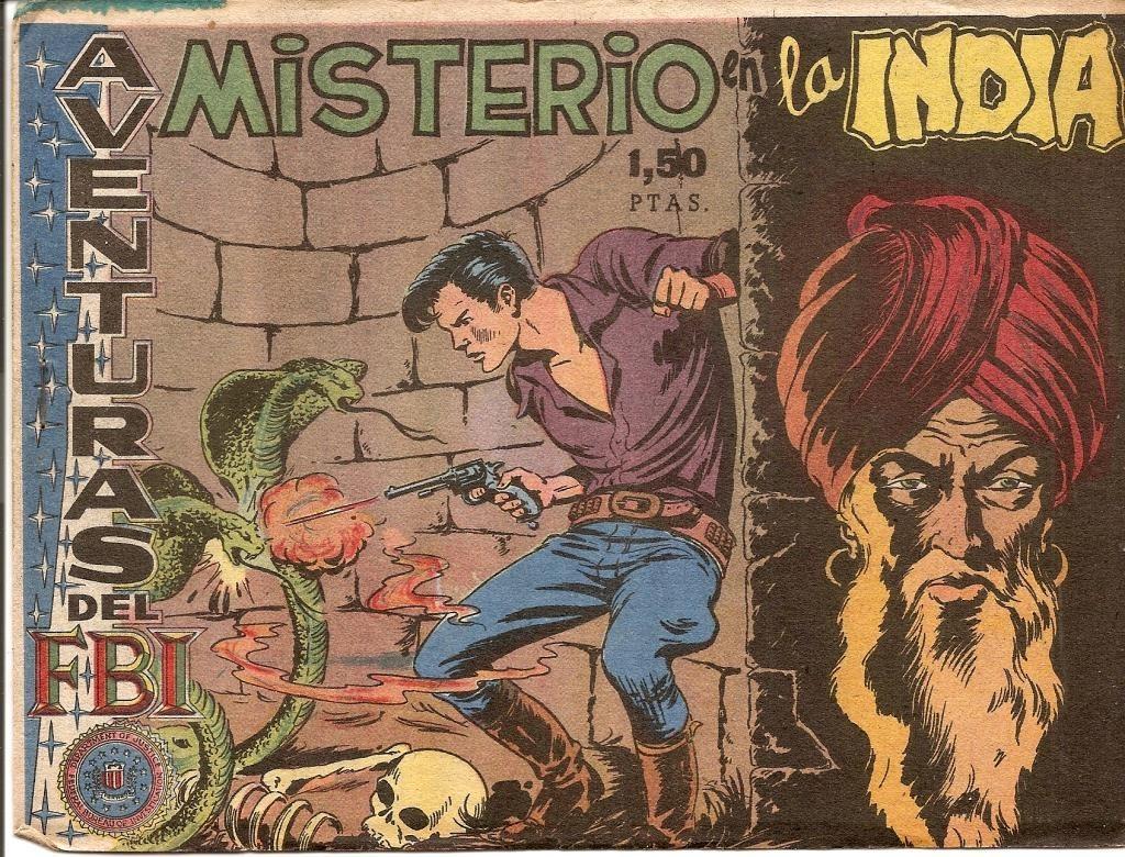 Aventuras del FBI original numero 007: Misterio en la india (numerado 3 en trasera)