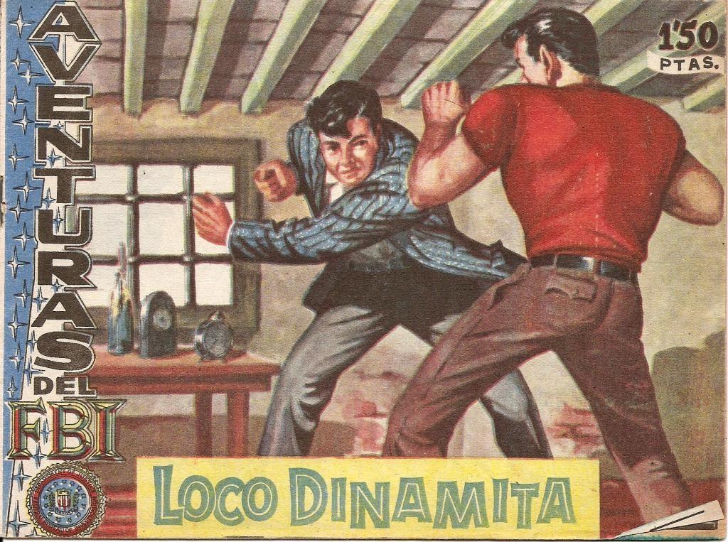 Aventuras del FBI original numero 209: Loco dinamita (numerado 1 en trasera)