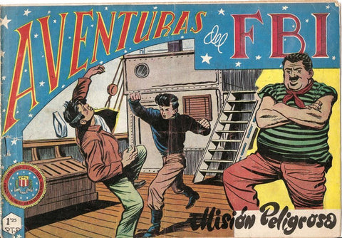 Aventuras del FBI original numero 072: Mision peligrosa (numerada 1 en trasera)