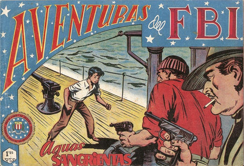 Aventuras del FBI original numero 038: Aguas sangrientas (numerado 2 en trasera)