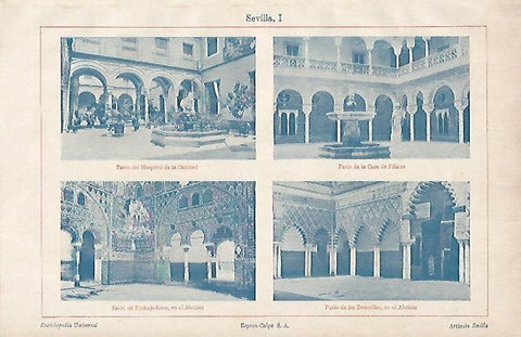 LAMINA ESPASA 573: Patios de Sevilla