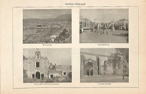 LAMINA ESPASA 580: Vistas de Setubal Portugal