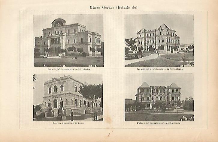 LAMINA ESPASA 5191: Vistas de Minas Geraes Brasil