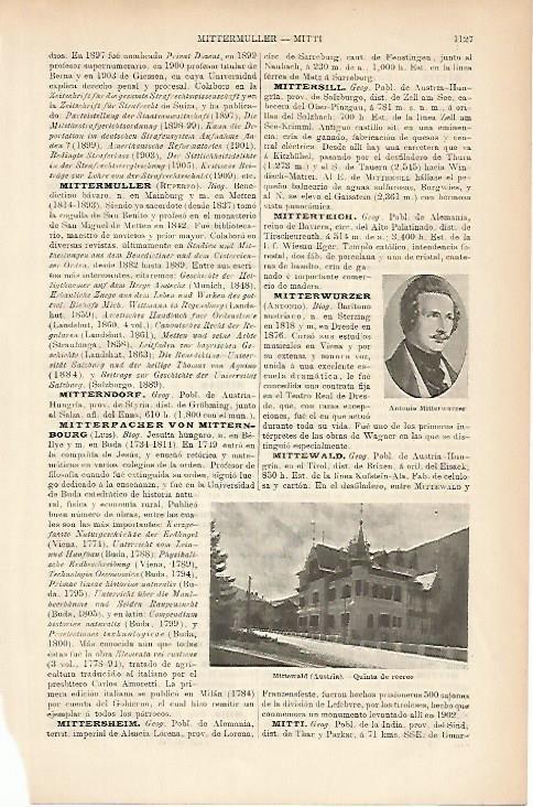 LAMINA ESPASA 5289: Finca de recreo en Mittewald Austria