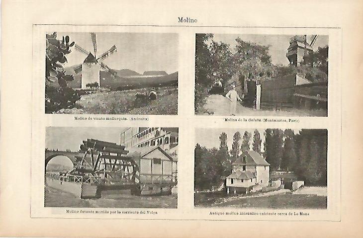 LAMINA ESPASA 5350: Molinos en Francia