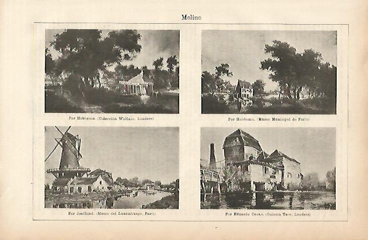 LAMINA ESPASA 5351: Molinos en Europa