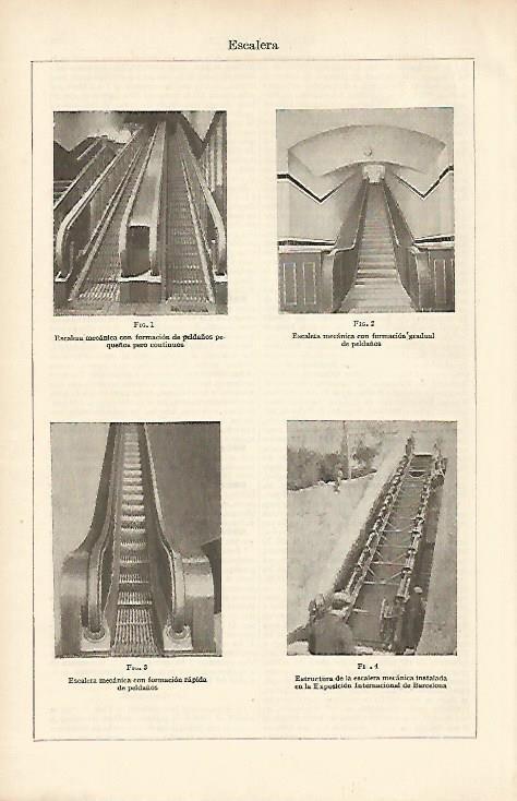 LAMINA ESPASA 5460: Modelos de escalera mecanica