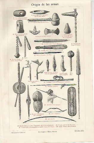 LAMINA ESPASA 5588: Origen de las armas