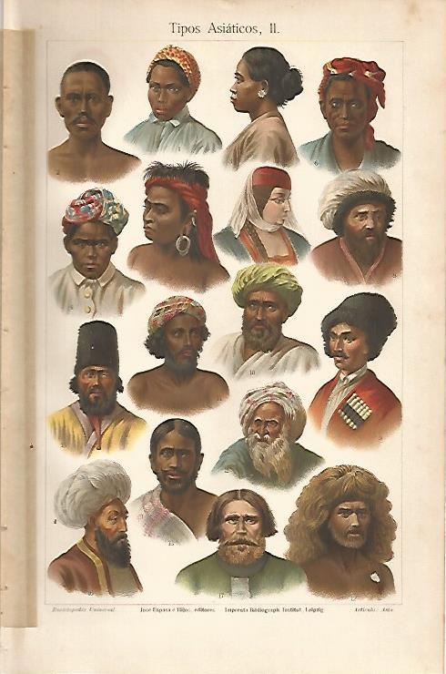 LAMINA ESPASA 5657: Tipos asiaticos (II)