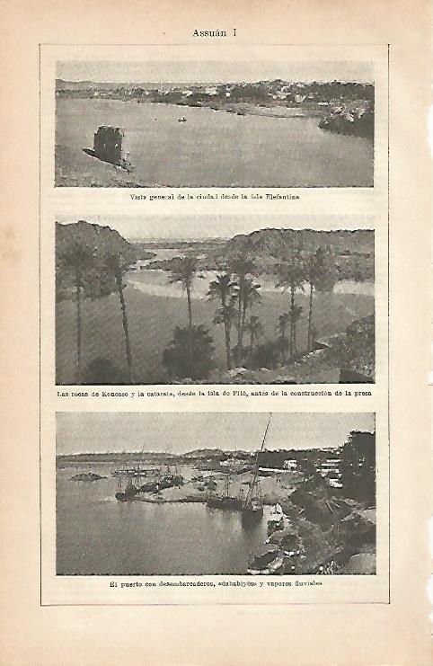 LAMINA ESPASA 5675: Vistas de Asuan Egipto