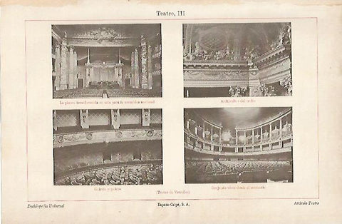 LAMINA ESPASA 5828: Teatro de Versalles