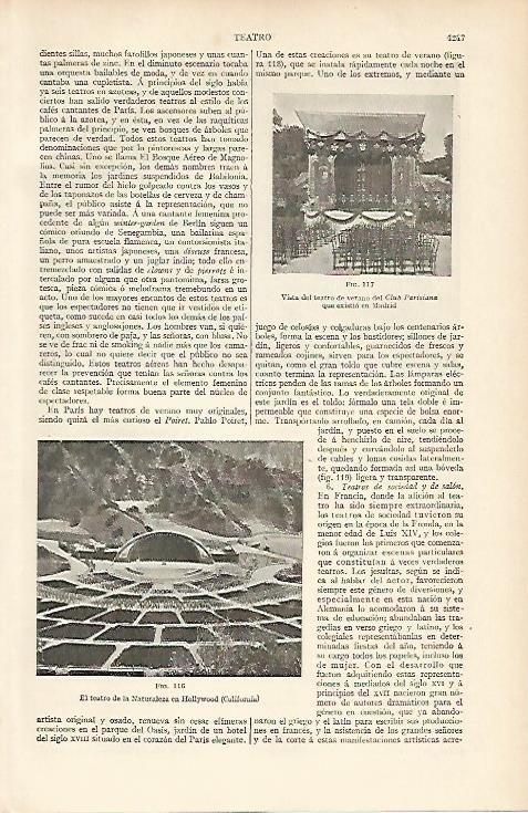 LAMINA ESPASA 5843: Teatro de la Naturaleza en Hollywood