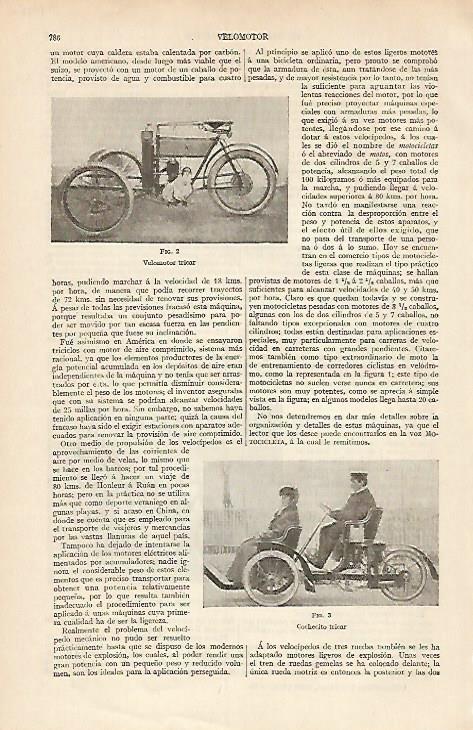 LAMINA ESPASA 5986: Velomotor y coche tricar