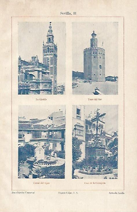 LAMINA ESPASA 569: Imagenes de Sevilla