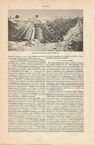 LAMINA ESPASA 501: Muestra de las defensas de Novo-Georgiewsky