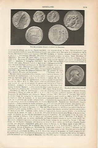 LAMINA ESPASA 5287: Monedas del reinado de Mitridates
