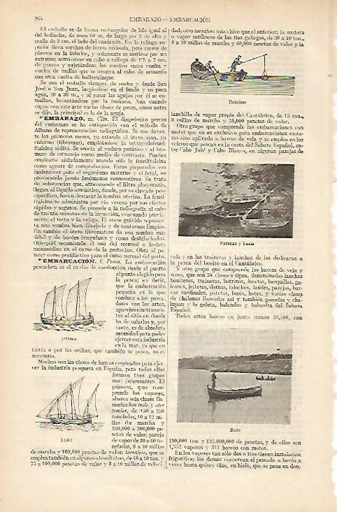 LAMINA ESPASA 5436: Tipos de embarcacion