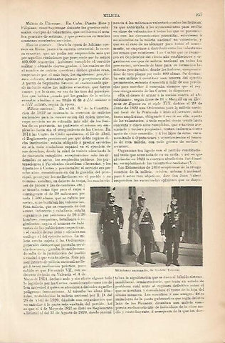 LAMINA ESPASA 5167: Milicianos nacionales de Madrid