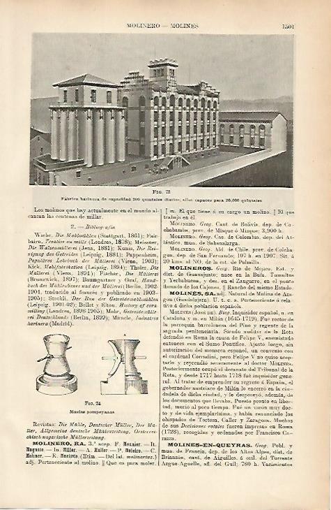 LAMINA ESPASA 5342: Fabrica de harina