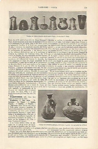 LAMINA ESPASA 5910: Vasijas de vidrio de epoca merovingia 