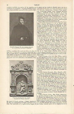 LAMINA ESPASA 5888: Francisco de Vargas