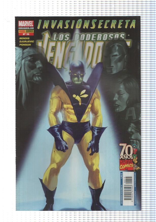 Panini: Los Poderosos Vengadores num 15, año 2 - Invasion Secreta. Marvel