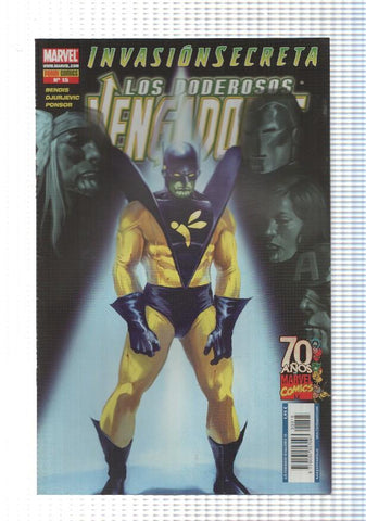 Panini: Los Poderosos Vengadores num 15, año 2 - Invasion Secreta. Marvel