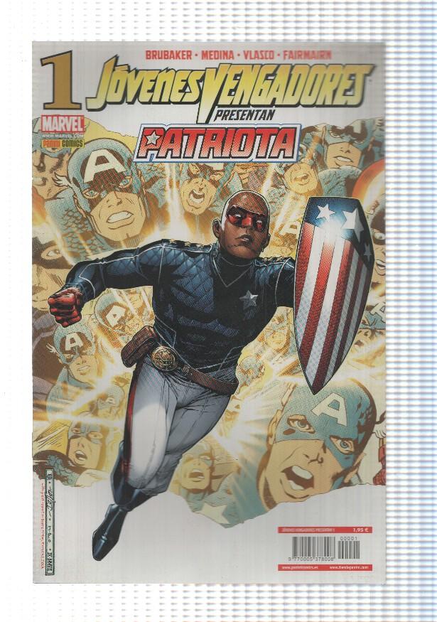 Panini: Jovenes Vengadores presentan num 1, Patriota. Marvel
