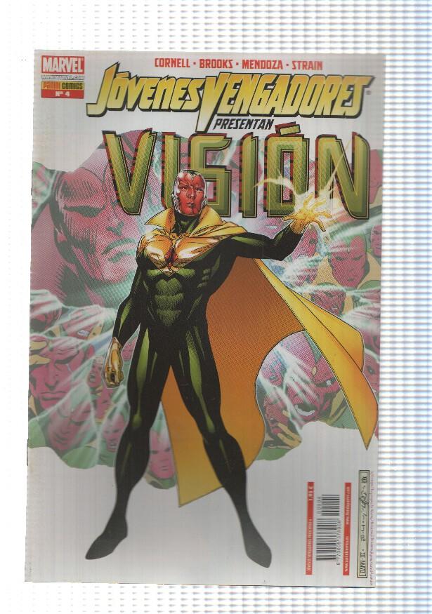 Panini: Jovenes Vengadores presentan num 4, Vision. Marvel