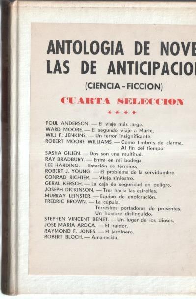 Antologia de novelas de anticipacion cuarta seleccion